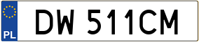 Truck License Plate